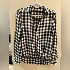 Madewell medium buffalo check long sleeve shirt